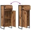 vidaXL Ensemble de mobilier de salle de bain avec tiroir Bois ancien