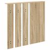 vidaXL Porte-manteau mural avec &eacute;tag&egrave;re Ch&ecirc;ne sonoma 84 x 10 x 80 cm