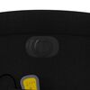 vidaXL Fauteuil de massage inclinable &eacute;lectrique Noir Tissu