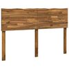 vidaXL T&ecirc;te de lit en bois brut ROSTOCK Naturel 140 cm