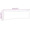vidaXL Coussins de canap&eacute; 2 pcs Gris nuage 145 x 40 cm tissu