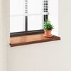 vidaXL Appui de fen&ecirc;tre Bois Brun 80 x 45 x 4,5 cm PVC