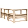 vidaXL Lit biblioth&egrave;que sans matelas 90x200 cm bois de pin massif