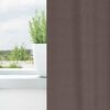 vidaXL Rideaux occultants avec anneaux 2 pcs Marron fonc&eacute; 175 x 140 cm