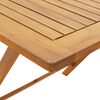 vidaXL Ensemble &agrave; manger de jardin 5pcs beige polypropyl&egrave;ne et bois