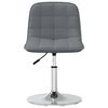 vidaXL Chaises pivotantes &agrave; manger lot de 2 gris clair tissu