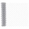 vidaXL Cl&ocirc;ture en treillis m&eacute;tallique 10 x 1 m Acier galvanis&eacute; Argent&eacute;