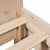 vidaXL Cadre de lit sans matelas 150x200 cm bois de pin massif