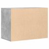vidaXL Commode d'angle gris b&eacute;ton 80x41x58 cm bois d'ing&eacute;nierie