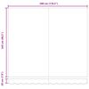 vidaXL Auvent rétractable automatique bordeaux 300x250 cm
