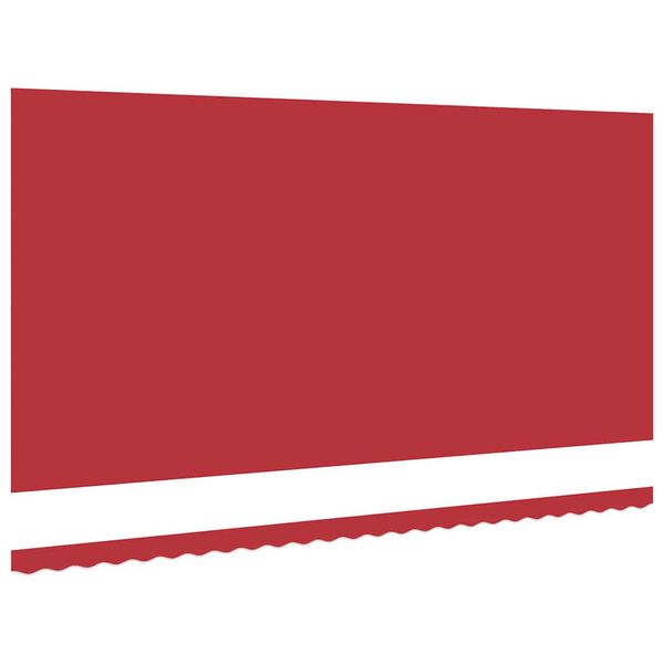 vidaXL Toile de rechange pour auvent Rouge 6 &times; 3,5 m Polyester