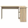vidaXL Bureau Ch&ecirc;ne Sonoma 142 x 102 x 73 cm Bois d'ing&eacute;nierie
