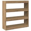 vidaXL Biblioth&egrave;que 3 niveaux 100 x 30 x 103 cm Bois d'ing&eacute;nierie