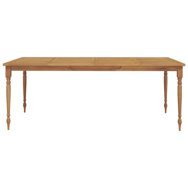 vidaXL Ensemble &agrave; manger de jardin 7 pcs Bois de teck solide