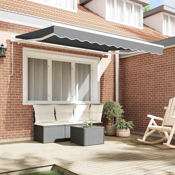 vidaXL Cadre d'auvent Blanc 3 x 2 m M&eacute;tal