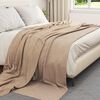 vidaXL Jet&eacute; Camel 240 x 220 cm Toison