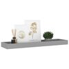 vidaXL &Eacute;tag&egrave;res murales Loggia 4 pcs Gris 60x15x4 cm MDF