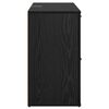 vidaXL avec tiroir Ch&ecirc;ne noir 100 x 33 x 59,5 cm Bois d'ing&eacute;nierie