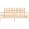 vidaXL Cadre de lit sans matelas bois massif