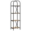 vidaXL &Eacute;tag&egrave;re Ch&ecirc;ne artisanal 40 x 30 x 146 cm Bois d'ing&eacute;nierie