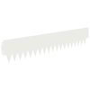 vidaXL Bordure de Pelouse 20 pcs 103 x 20 cm m&eacute;tal Blanc