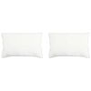 vidaXL Oreiller 2 pcs Blanc 70 x 90 cm Fibre de bambou