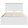 vidaXL Cadre de lit Blanc 120 x 200 cm Bois de pin massif