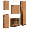vidaXL Ensemble de mobilier de salle de bain 5 pcs Bois ancien