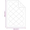 vidaXL Duvet d'&eacute;t&eacute; simple avec oreiller 2 pcs Blanc Microfibre