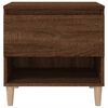 vidaXL Table de chevet Ch&ecirc;ne brun 50x46x50 cm Bois d'ing&eacute;nierie