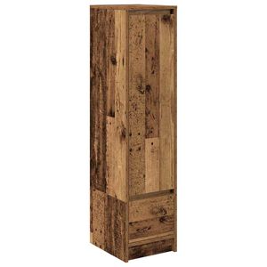vidaXL Buffet haut 29,5x34x119,5 cm vieux bois bois d'ing&eacute;nierie