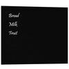 vidaXL Tableau noir magn&eacute;tique mural Noir 50x40 cm Verre tremp&eacute;