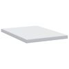 vidaXL Surmatelas Blanc 140 x 200 cm Tissu Jacquard