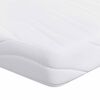 vidaXL Matelas Blanc 140 x 190 cm Tissu jacquard