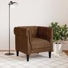 vidaXL Canap&eacute; Marron 78,5 x 74,5 x 74,5 cm Polyester