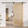 vidaXL Porte coulissante ORKDAL Marron 86 x 198,5 cm
