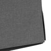 vidaXL Chaises de salle &agrave; manger 2 pcs Gris fonc&eacute; 57 x 67 x 98 cm