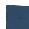 vidaXL T&ecirc;te de lit avec t&ecirc;te de lit Bleu 144 cm Cuir synth&eacute;tique