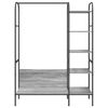 vidaXL Porte-v&ecirc;tements Gris 120 x 44 x 160 cm Bois d'ing&eacute;nierie