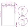 vidaXL Store enrouleur occultant caf&eacute; 135x150cm largeur du tissu