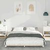 vidaXL Cadre de lit sur&eacute;lev&eacute; Blanc 160 x 200 cm Bois massif en pin