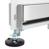 vidaXL Drain de Douche Mont&eacute; au Mur Argent&eacute; 50 cm Acier Inox 304