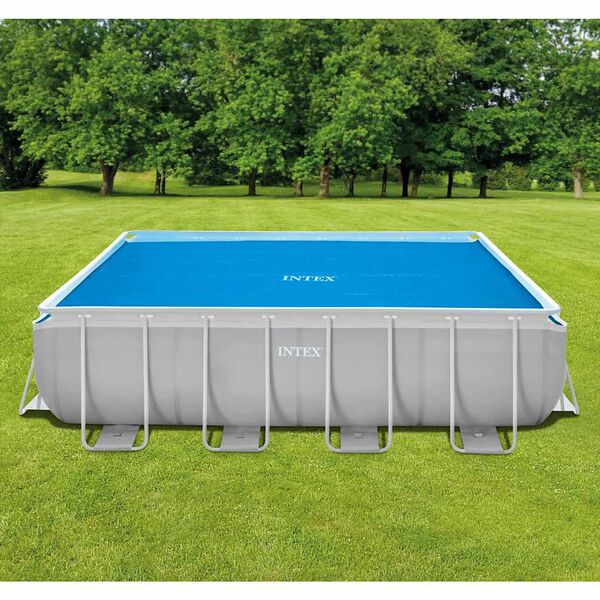 Intex Couverture solaire de piscine Bleu 476x234 cm Polyéthylène