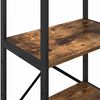vidaXL &Eacute;tag&egrave;re Ch&ecirc;ne fum&eacute; 56 x 34 x 133,5 cm Bois d'ing&eacute;nierie