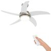 vidaXL Ventilateur de plafond avec lumi&egrave;re et t&eacute;l&eacute;commande &Oslash; 110 cm