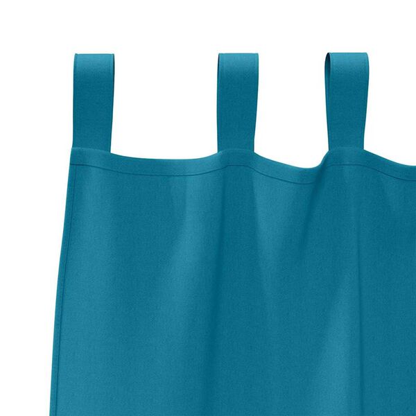vidaXL Rideaux occultants avec anneaux 2 pcs Turquoise 140 x 140 cm