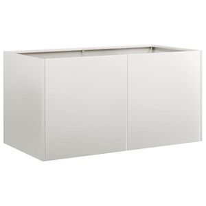 vidaXL Jardini&egrave;re 80x40x40 cm acier inoxydable