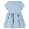 Robe pour enfants à volants bleu doux 140