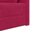 vidaXL Canap&eacute;-lit au sol 200cm Bordeaux Velours