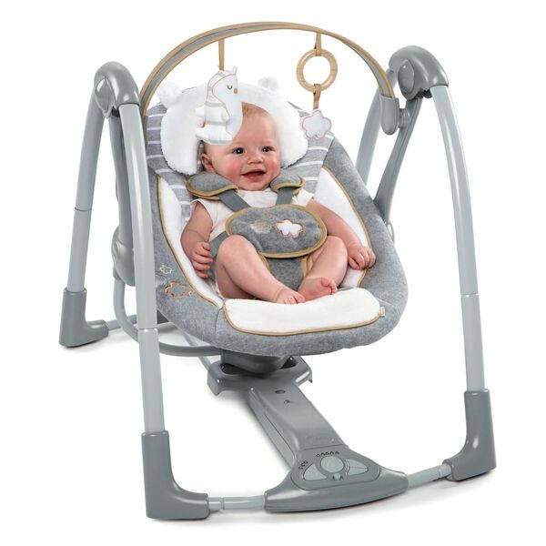 Ingenuity Balan&ccedil;oire b&eacute;b&eacute; portable Swing'n'Go Bella Teddy